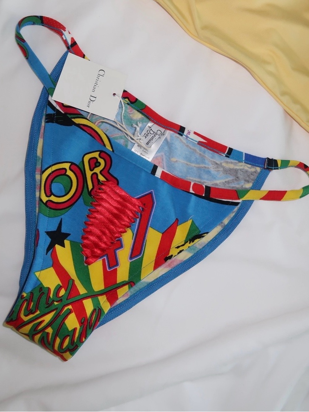 Christian Dior Rasta Swim Bottoms